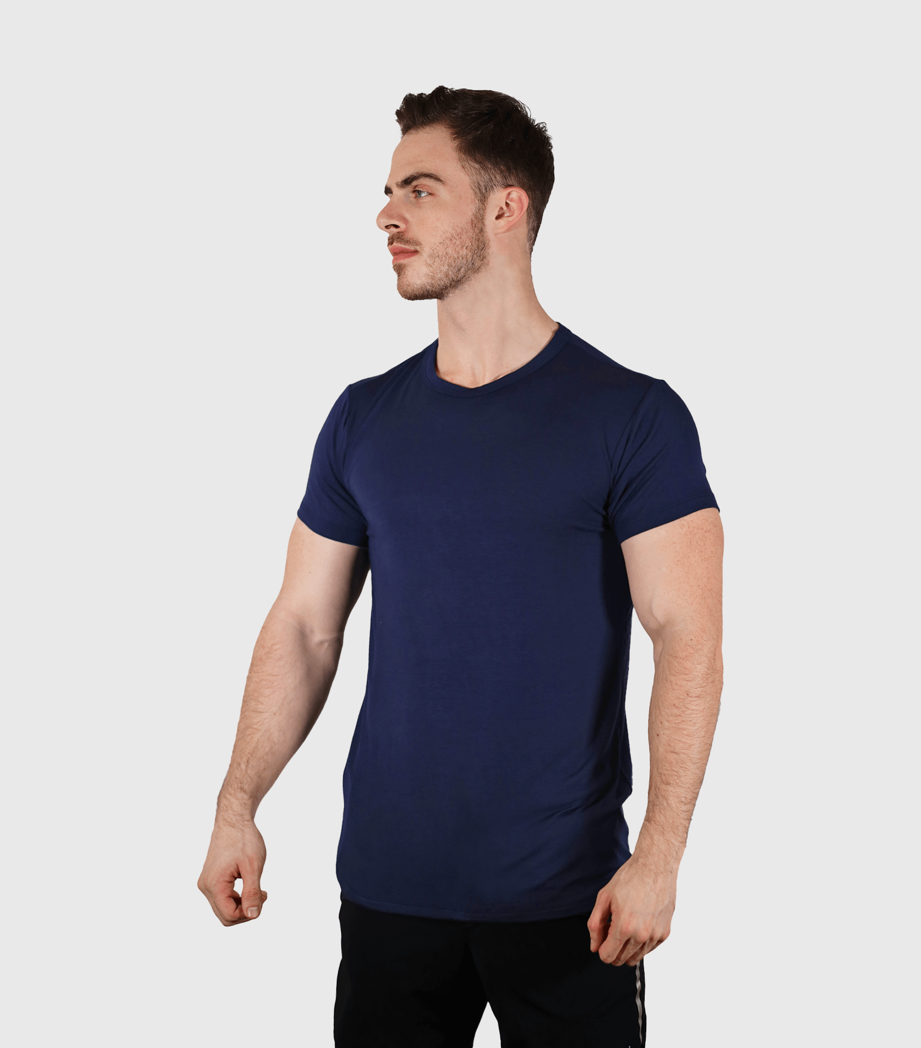 Bamboo Aerotech T-Shirt - Navy Blue M / Navy Blue