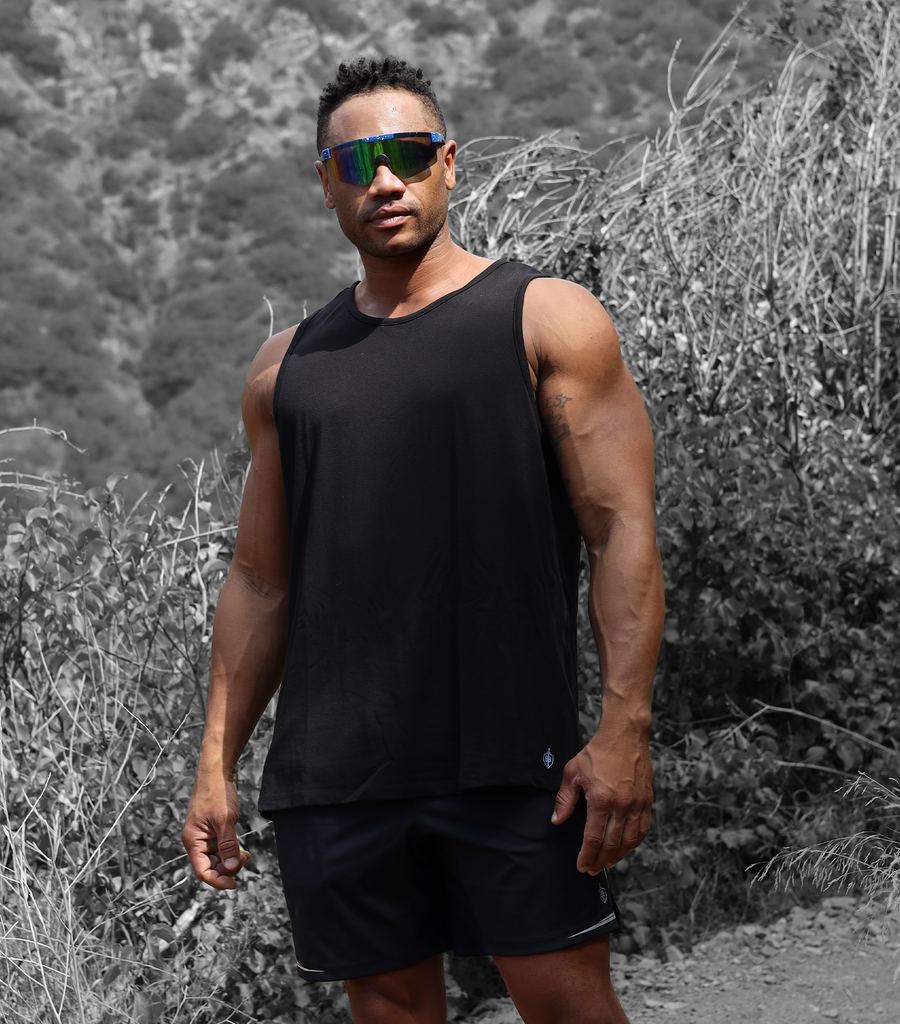 Bamtech Eucalyptus Performance Tank - Black: Stay Comfortable and Stylish During Your Workouts